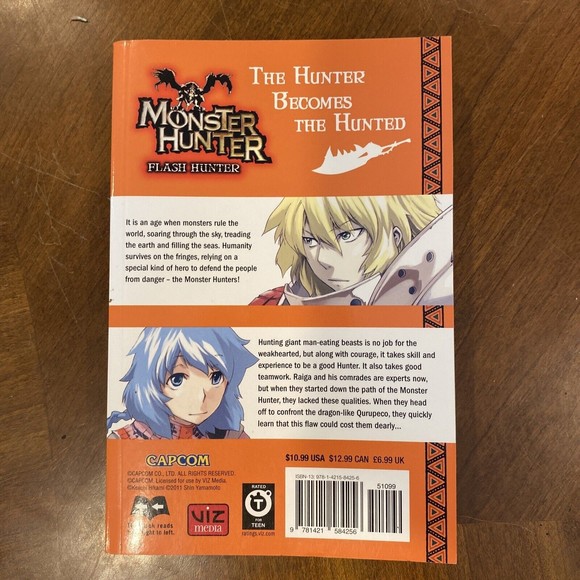 MONSTER HUNTER Flash Hunter, Vol 1 by Hikami & Yamamoto 2016 VIZ PB, MANGA - Picture 2 of 4